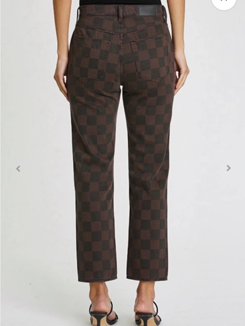 Pistola Charlie high-rise straight ankle jeans in Arcadian pattern - Size 26